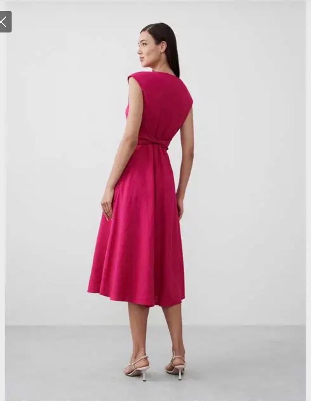 NWT Banana Republic Factory Linen Dress 16 Petite - Picture 6 of 7